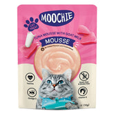 Moochie Cat Food Tuna Mousse With Goat Milk Pouch